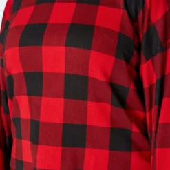 Plus Size Checker Plaid Lounge Two Piece Set -Radiant Drape Sales 2019216 110 4