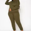 Plus Size Basic Drawstring Jogger Pants