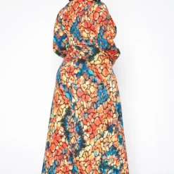 Plus Size Rocky Print Fit & Flare Maxi Dress -Radiant Drape Sales 2019329 109 3