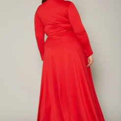 Plus Size Crop Top & Maxi Flare Skirt Set 8 Plus Size Crop Top & Maxi Flare Skirt Set -Radiant Drape Sales 2019333 001 3