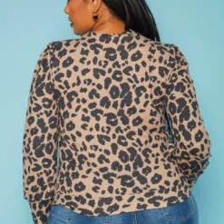 Plus Size Leopard Print Button Front Top -Radiant Drape Sales 2019367 980 3