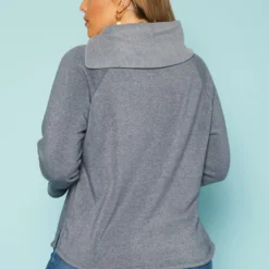 Plus Size Asymmetric Collar Neck Sweater -Radiant Drape Sales 2019541 003 3