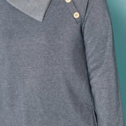 Plus Size Asymmetric Collar Neck Sweater -Radiant Drape Sales 2019541 003 4