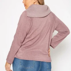 Plus Size Asymmetric Collar Neck Sweater -Radiant Drape Sales 2019541 186 3