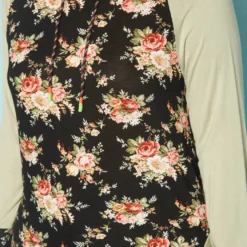 Plus Size Floral Print Hooded Sweater -Radiant Drape Sales 2019548 001 4