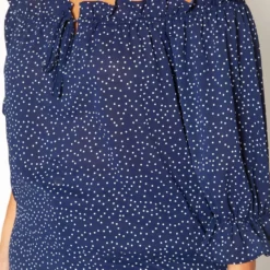 Plus Size Polka Dot Off Shoulder Cami Blouse -Radiant Drape Sales 2019554 003 4