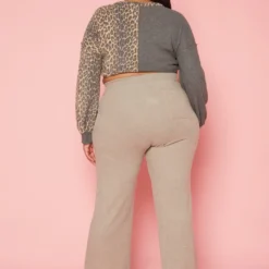 Plus Size High Waist Knit Lounge Pants -Radiant Drape Sales 2019586 118 4