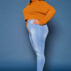 Vibrant Plus Size High Waist Light Wash Skinny Denim Jean -Radiant Drape Sales 2019595 940 2