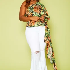 Vibrant Plus Size Distressed Bell Bottom Denim Jean 8 Vibrant Plus Size Distressed Bell Bottom Denim Jean -Radiant Drape Sales 2019596 002 1