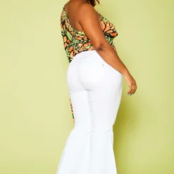 Vibrant Plus Size Distressed Bell Bottom Denim Jean 9 Vibrant Plus Size Distressed Bell Bottom Denim Jean -Radiant Drape Sales 2019596 002 2