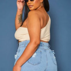 Vibrant Plus Size Distressed Mini Skort -Radiant Drape Sales 2019597 940 3