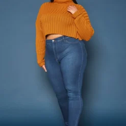 Vibrant Plus Size High Waist Skinny Denim Jean -Radiant Drape Sales 2019598 939 2