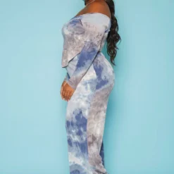 Plus Size Multi Print Crop Top & Flare Pants Set 7 Plus Size Multi Print Crop Top & Flare Pants Set -Radiant Drape Sales 2019616 007 1