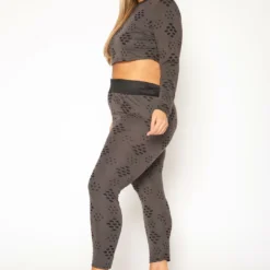 Plus Size Distressed Crop Top & Legging Set -Radiant Drape Sales 2019620 225 2