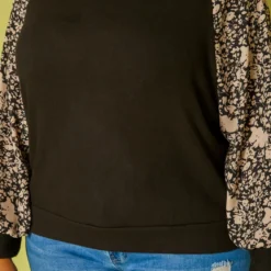 Plus Size Floral Printed Long Sleeve Shirt 9 Plus Size Floral Printed Long Sleeve Shirt -Radiant Drape Sales 2019626 001 4