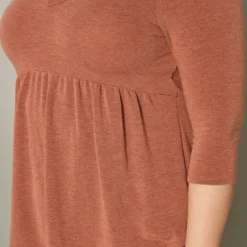 Plus Size Long Sleeve Flare Shirt -Radiant Drape Sales 2019640 162 4