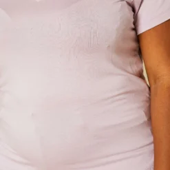 Plus Size V Neck Short Sleeve Top -Radiant Drape Sales 2019642 318 5