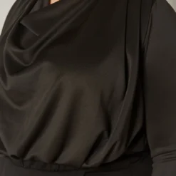 Plus Size Cowl Neck Long Sleeve Blouse 9 Plus Size Cowl Neck Long Sleeve Blouse -Radiant Drape Sales 2019719 001 4