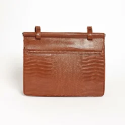 Ciara Croc Faux Leather Brown Travel Bag -Radiant Drape Sales 2019796 001 2