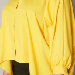 Plus Size Collar Neck High Low Shirt 9 Plus Size Collar Neck High Low Shirt -Radiant Drape Sales 2019858 001 4