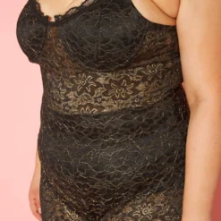 Plus Size Metallic Floral Lace Jumpsuit -Radiant Drape Sales 2019869 001 4