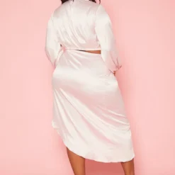 Plus Size Romantic Satin Two Piece Set 8 Plus Size Romantic Satin Two Piece Set -Radiant Drape Sales 2019876 001 3