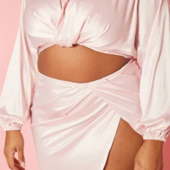 Plus Size Romantic Satin Two Piece Set 9 Plus Size Romantic Satin Two Piece Set -Radiant Drape Sales 2019876 001 4