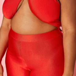 Plus Size Halter Neck Flare Jumpsuit -Radiant Drape Sales 2019903 001 4
