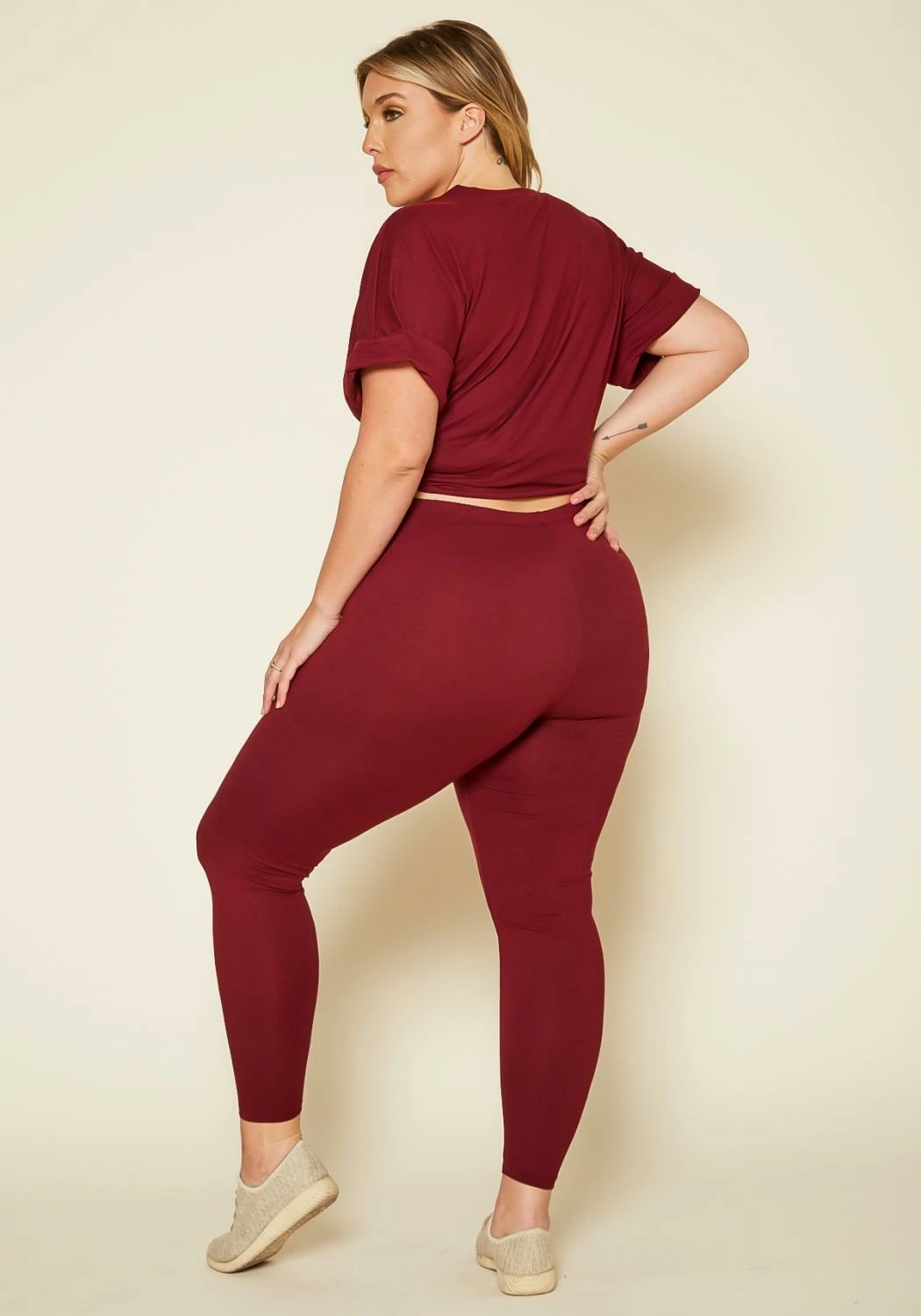 Plus Size Casual Lounge Two Piece Set 4 Plus Size Casual Lounge Two Piece Set - Image 4