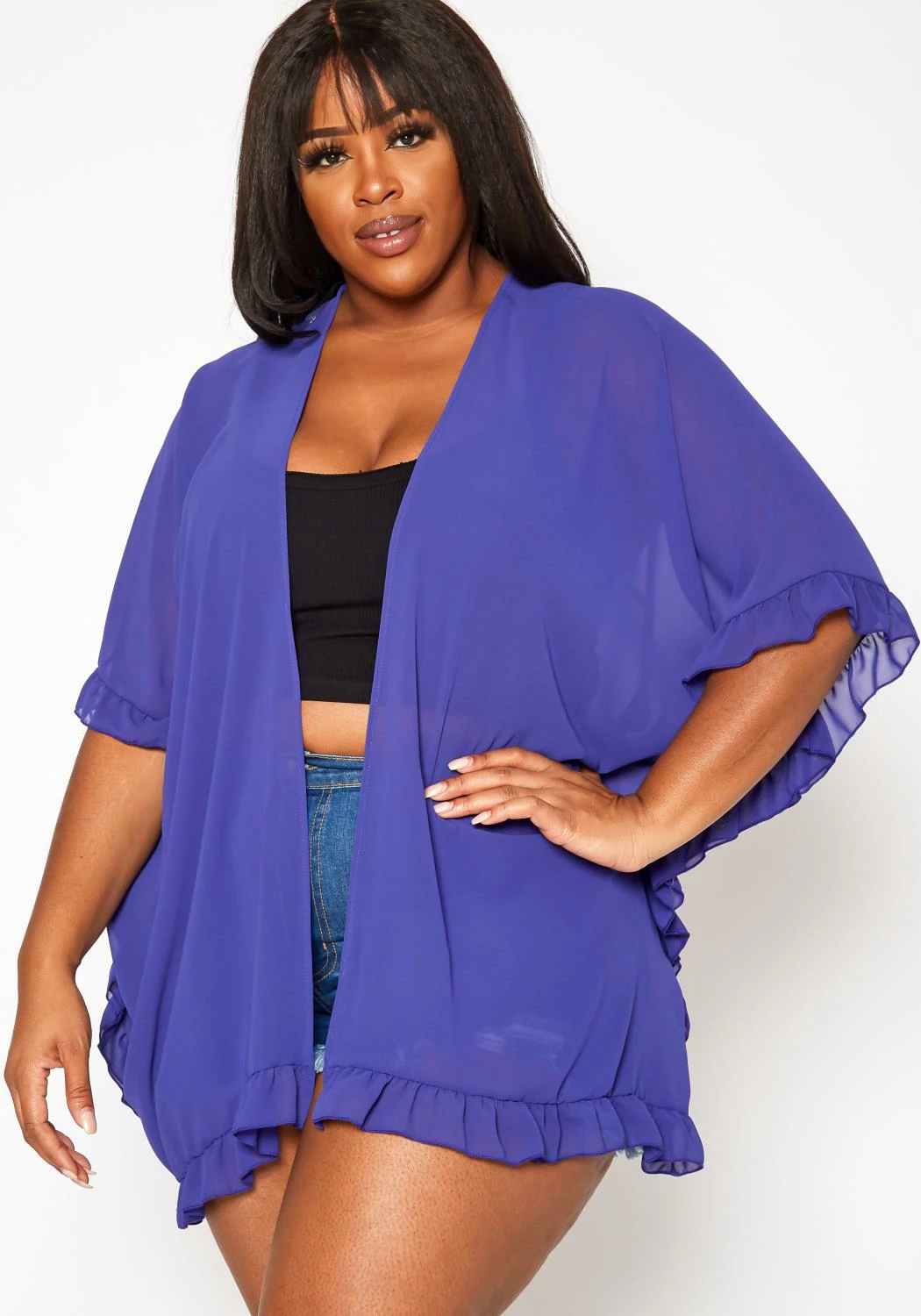 Plus Size Open Front Duster Cardigan 1 Plus Size Open Front Duster Cardigan