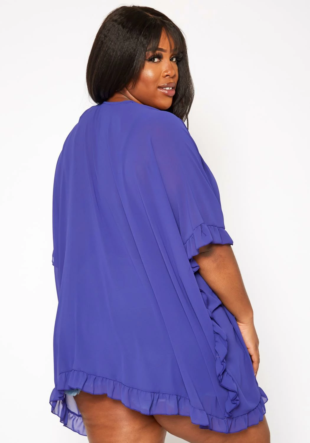 Plus Size Open Front Duster Cardigan 4 Plus Size Open Front Duster Cardigan - Image 4