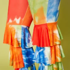 Plus Size Tie Dye Tiered Flare Jumpsuit -Radiant Drape Sales 2019961 001 3