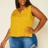 Plus Size Polka Dot Top