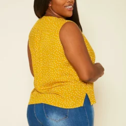 Plus Size Polka Dot Top -Radiant Drape Sales 2019978 004 4