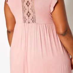 Plus Size Ruffle Sleeve Flare Mini Dress 9 Plus Size Ruffle Sleeve Flare Mini Dress -Radiant Drape Sales 2019982 003 4