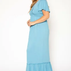 Plus Size Twist Hem Flare Maxi Dress -Radiant Drape Sales 2019983 002 2