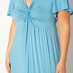 Plus Size Twist Hem Flare Maxi Dress -Radiant Drape Sales 2019983 002 4