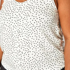 Plus Size Polka Dot Cami Top -Radiant Drape Sales 2019984 001 4