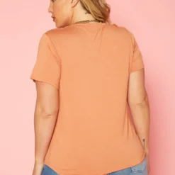 Plus Size Pocket Hem Casual T Shirt -Radiant Drape Sales 2019990 005 3