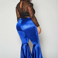 Plus Size High Waist Bell Flare Pants -Radiant Drape Sales 2020019 002 3