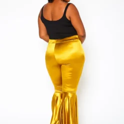Plus Size High Waist Bell Flare Pants -Radiant Drape Sales 2020019 003 5