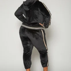 Plus Size Velvet Two Piece Tracksuit -Radiant Drape Sales 2020023 001 2