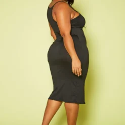 Plus Size Basic Slit Hem Cami Dress -Radiant Drape Sales 2020030 001 3