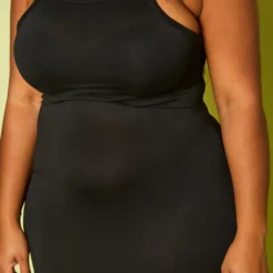 Plus Size Basic Slit Hem Cami Dress -Radiant Drape Sales 2020030 001 4