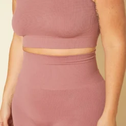 Plus Size Ribbed Racerback Tank Top & Leggings Set -Radiant Drape Sales 2020106 002 4