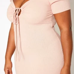Plus Size Sweetheart Neck Bodycon Mini Dress -Radiant Drape Sales 2020151 001 4