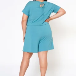 Plus Size Basic Lounge Romper -Radiant Drape Sales 2020178 103 4