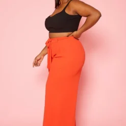Plus Size High Waist Palazzo Pants -Radiant Drape Sales 2020185 003 2
