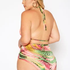 Plus Size Pink Sand Beach Three Piece Bikini Set -Radiant Drape Sales 2020188 001 2