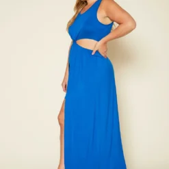 Plus Size Twist Hem Overlay Flare Dress -Radiant Drape Sales 2020193 002 2